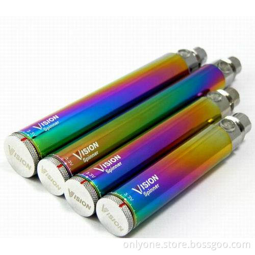 Rainbow Vision Spinner EGO Battery E Cigarette Battery
